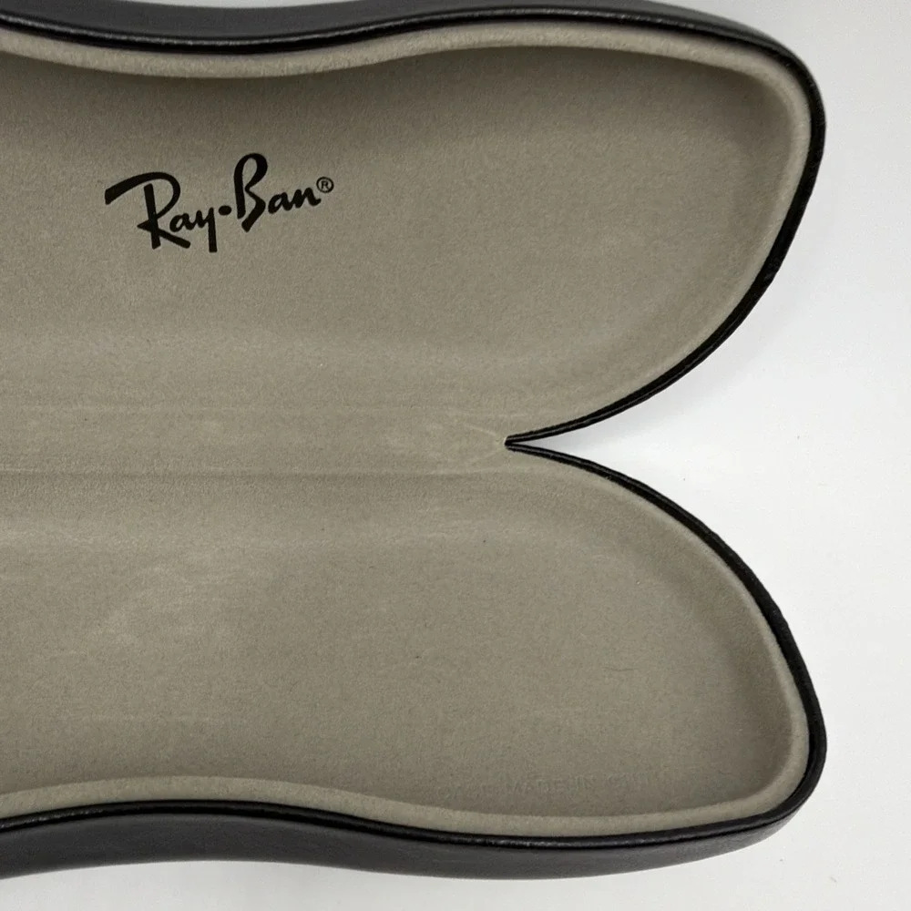 Authentic Ray Ban Large Hard Side Protective Clamshell Eyeglasses Sunglass Case